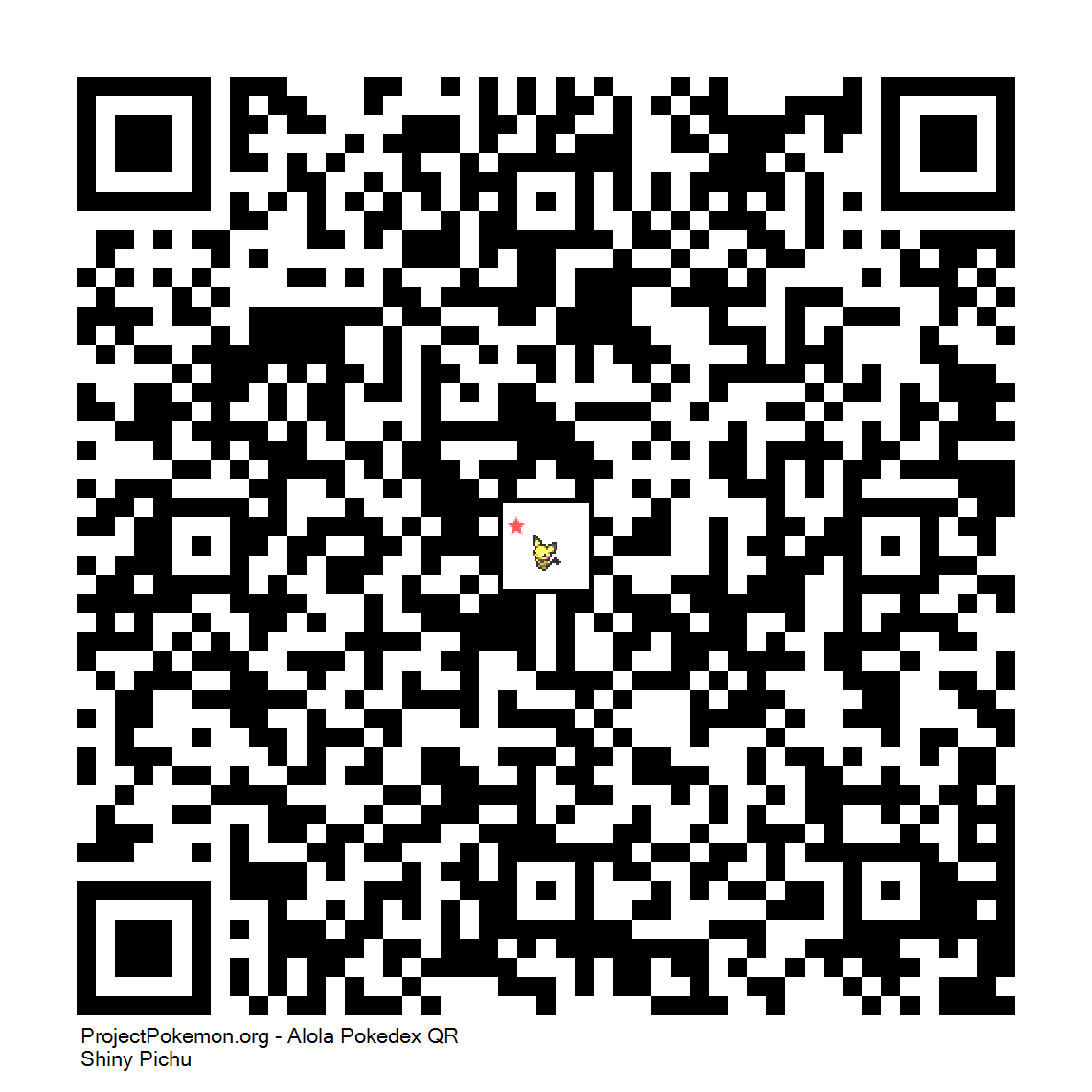 Cdigo QR de Pichu variocolor
